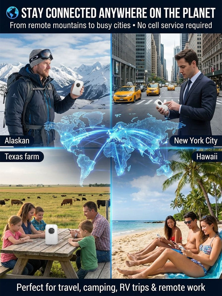 [Global Coverage, Free for Life] Boundless Portable Wi-Fi