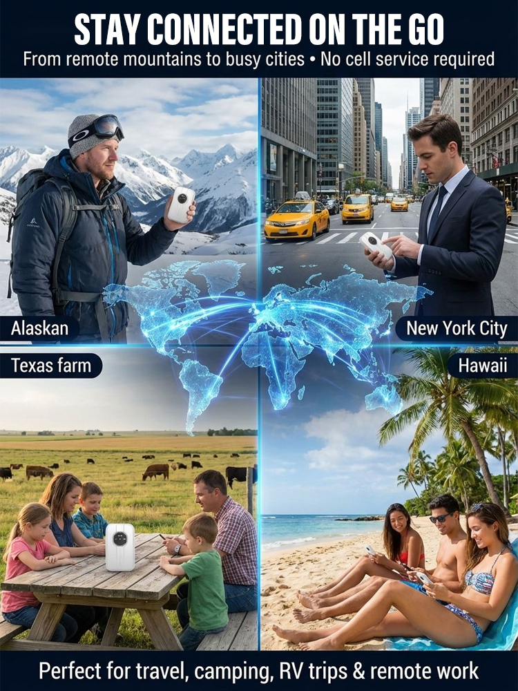 [Global Coverage, Free for Life] Boundless Portable Wi-Fi🛑Buy it ONCE, surf for FREE forever!