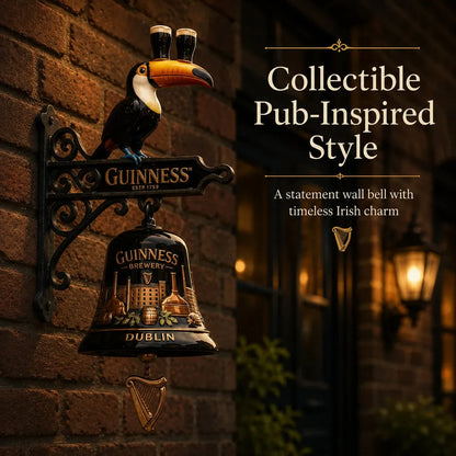 🍺Guinness Toucan Cast Iron Door Bell