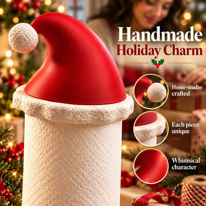 🎅 Santa Hat Paper Towel Holder