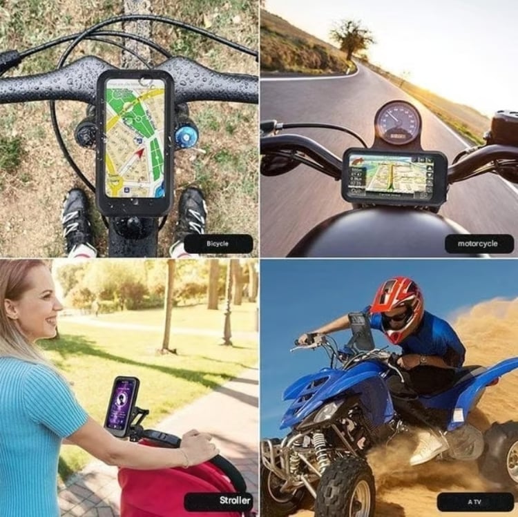 🔥HOT SALE🔥💯🔥Waterproof Bicycle & Motorcycle Phone Holder