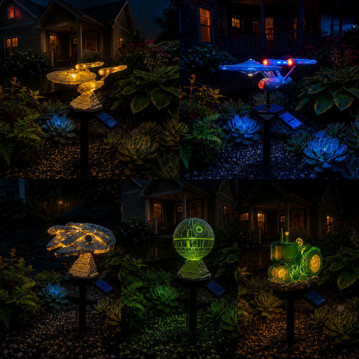 🌌 TODAY ONLY—💥 Now Only 48% of the Original Price| Sci-Fi Starship Solar Garden Light
