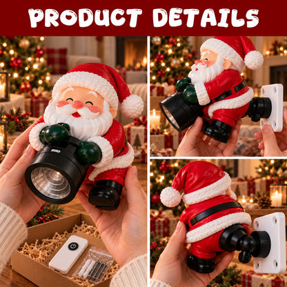 🔥✨Hot Sale🎅 Santa Christmas Welcome Projector – Festive Holiday Doorway Light with Remote Control ✨