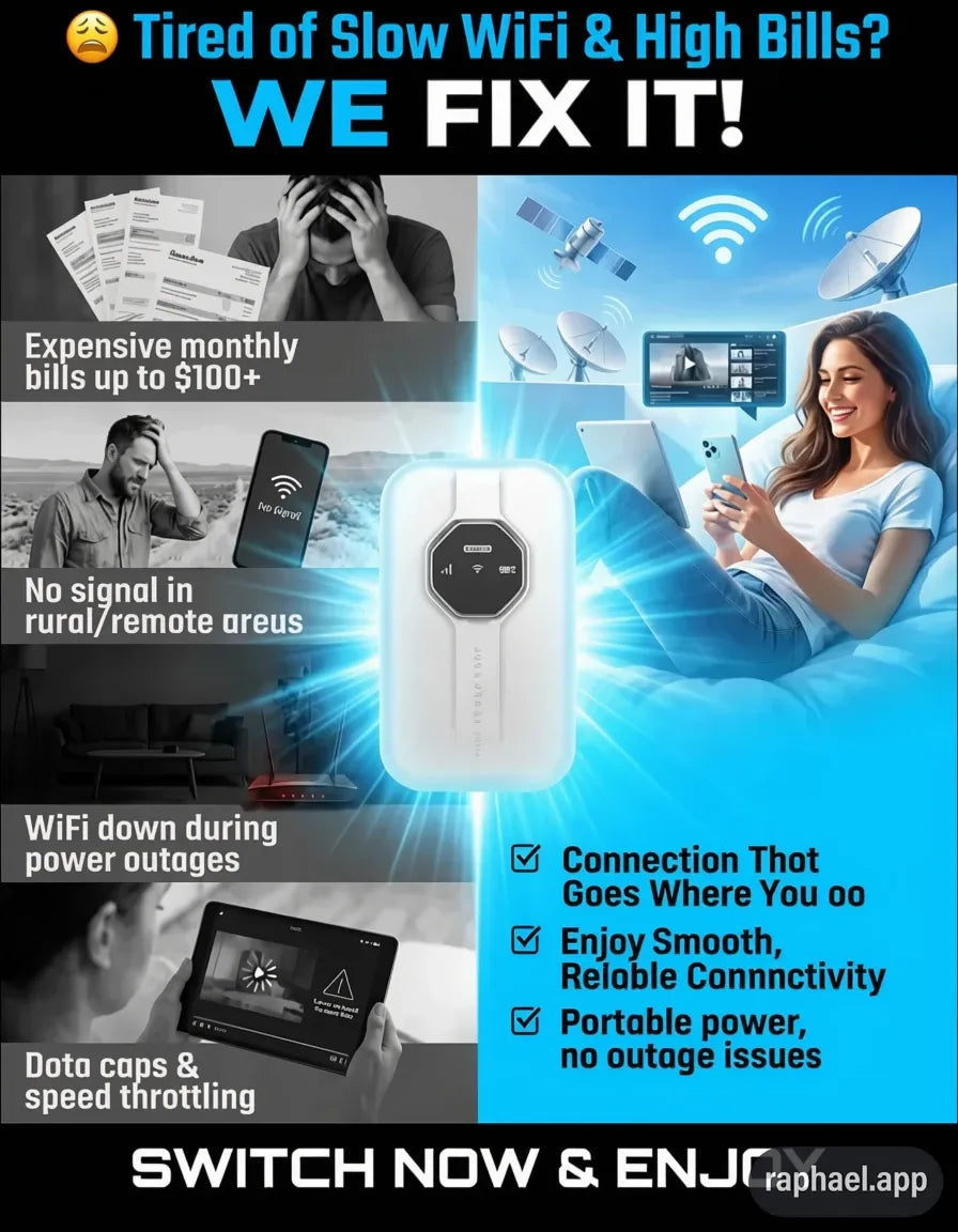 [Global Coverage, High-Speed Internet Access] 🌎 Boundless Portable Wi-Fi — Stay Connected Wherever You Go🛡️