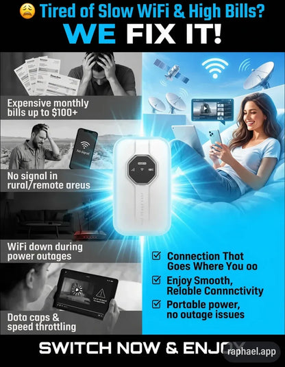 [Global Coverage, High-Speed Internet Access] 🌎 Boundless Portable Wi-Fi — Stay Connected Wherever You Go🛡️