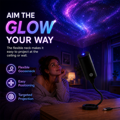 ✨ HD Galaxy Projection Lamp- Turn Any Room Into a Stunning Galaxy