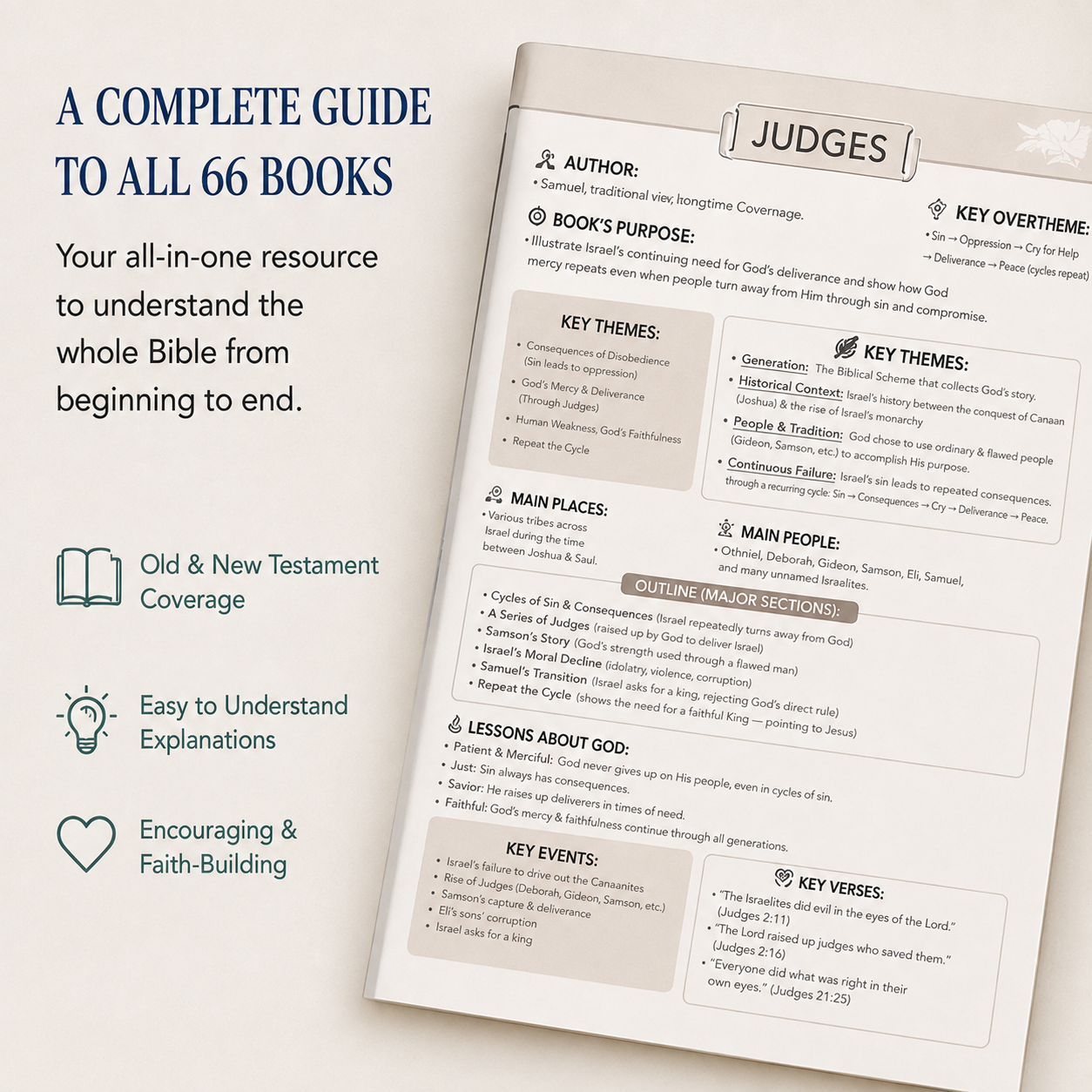 ✝️ The Bible Study Guide – Go Deeper in Faith. The Perfect Gift for Loved Ones. 📖