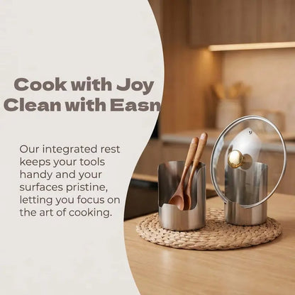 ✨ 49% OFF Stainless Steel Utensil Organizer | Keep Your Kitchen Counter Clean & Stylish 🍴