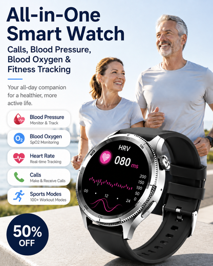 Smartwatch with 24/7 Health & Activity Tracking
