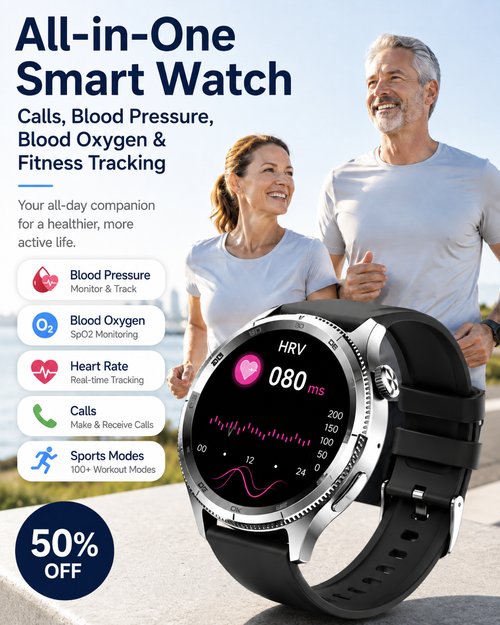 Smartwatch with 24/7 Health & Activity Tracking