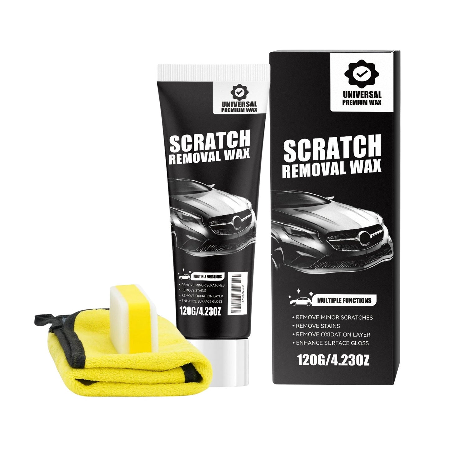 Scratch Eraser: Deep Repair Wax for Car Paint Scratches-Easy Application, Quick Drying & Invisible Finish 🔧