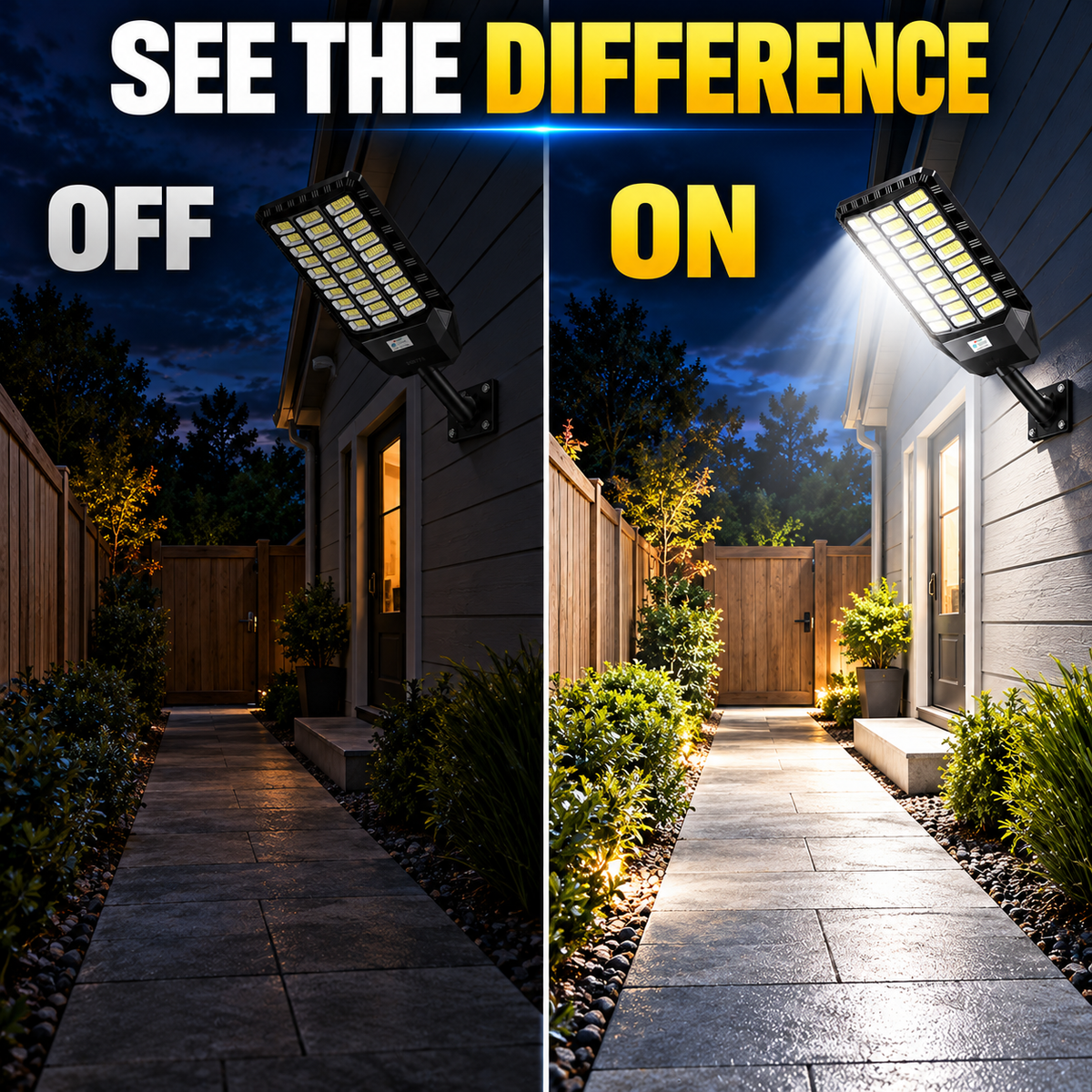 ⏰Limited Time 50% OFF☀️ Ultra Bright Solar LED Street Light System✨ Solar-Powered & Energy-Saving