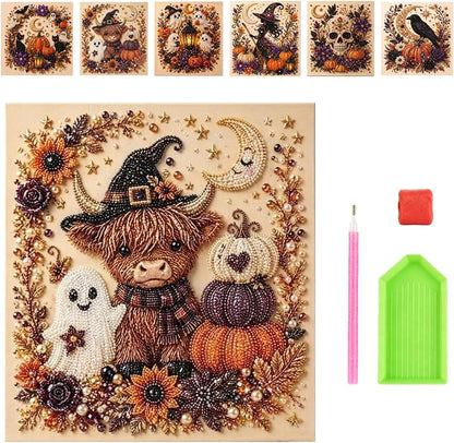 🔥 Up To 60% OFF Sale👻Halloween Pearl Art DIY Kit – Turn Tiny Pearls into Spooky-Cute Magic🧙