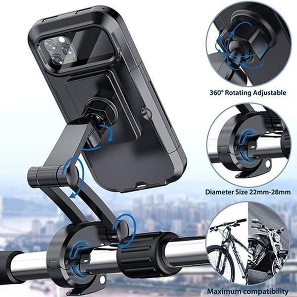 🔥HOT SALE🔥💯🔥Waterproof Bicycle & Motorcycle Phone Holder