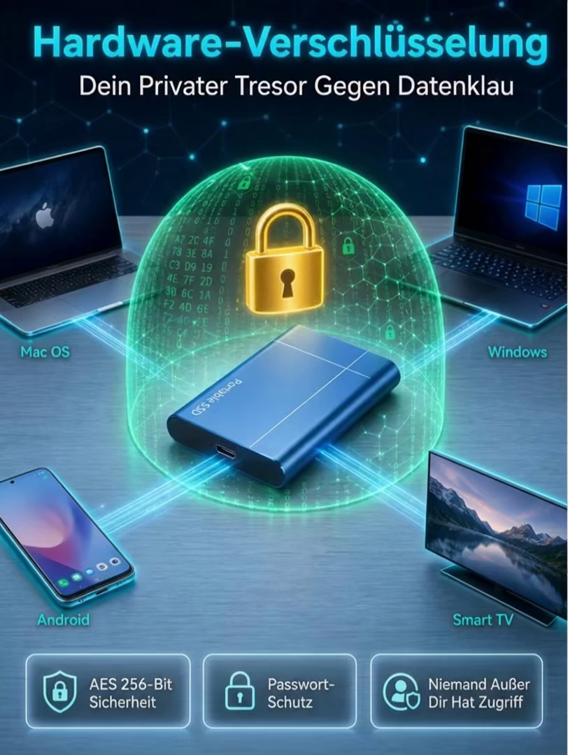 [Mobile and PC compatible] High-speed solid-state drive