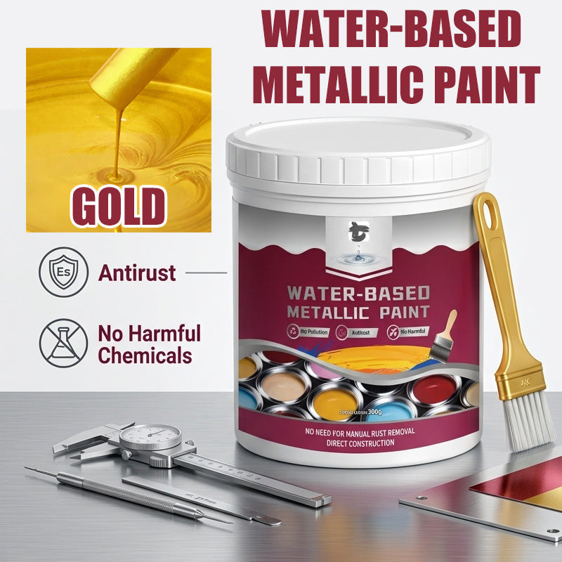 【100% Water-Based Eco Formula】2-in-1 Black Rust Reformer Paint | 60-Sec No-Sanding Rust Melt