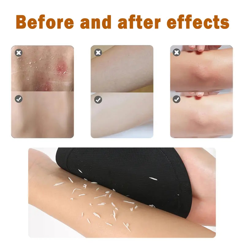 Soft Rubber Shower Scrubber for Gentle Exfoliation & Deep Cleansing