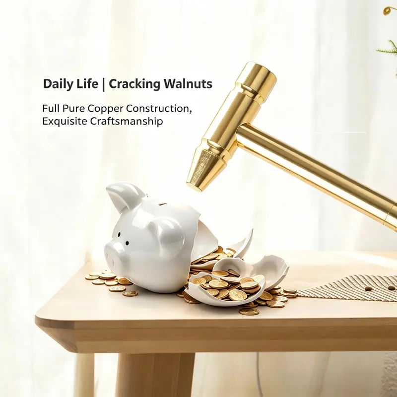 ⏰ Limited-Time Black Friday Offer✨6-in-1 Mini Copper Multifunctional Hammer