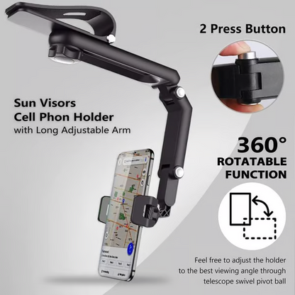 📢Limited-time 50% off!! ⏰ Rotatable and retractable car phone holder