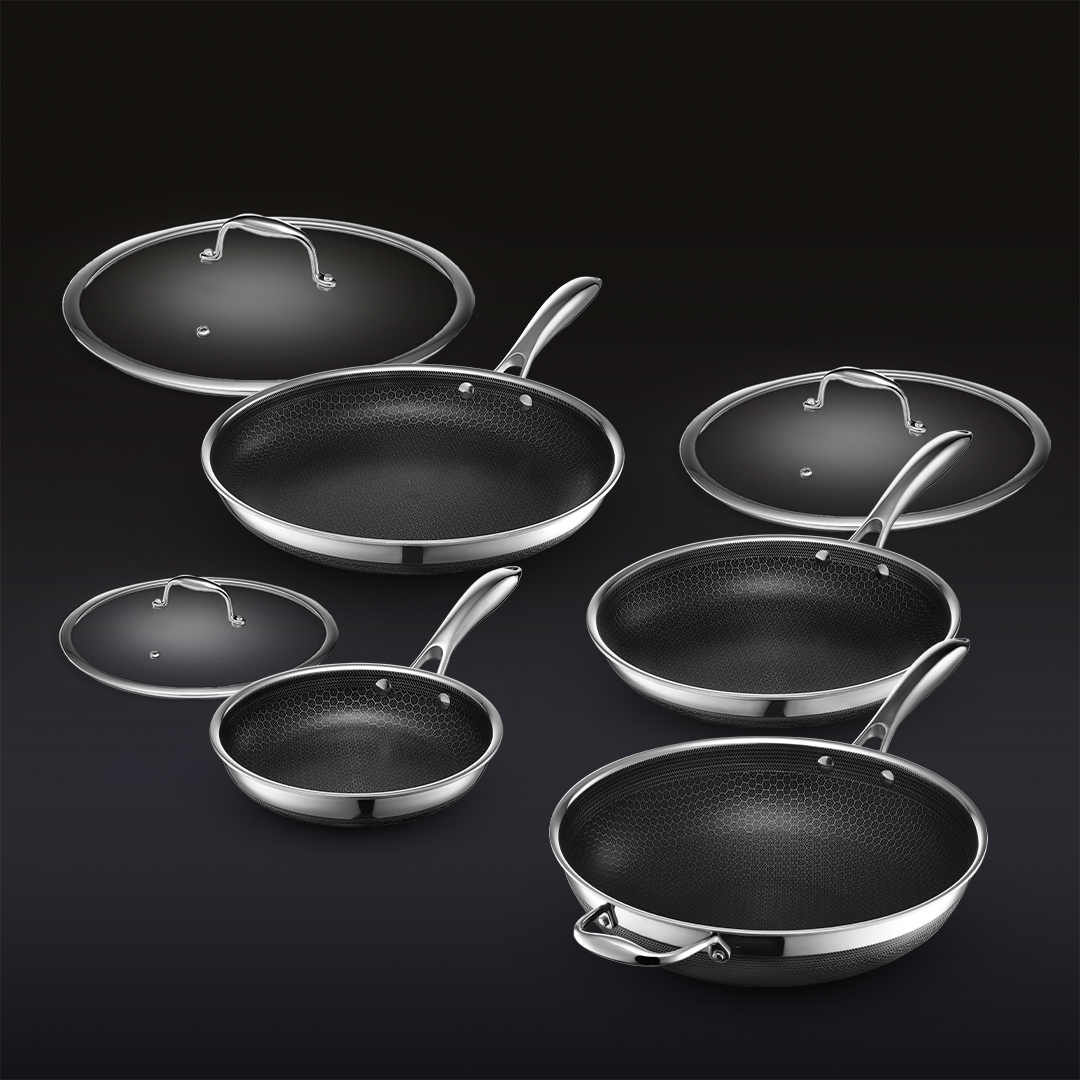 Cook Smarter With Next-Generation Honeycomb Non-Stick Technology