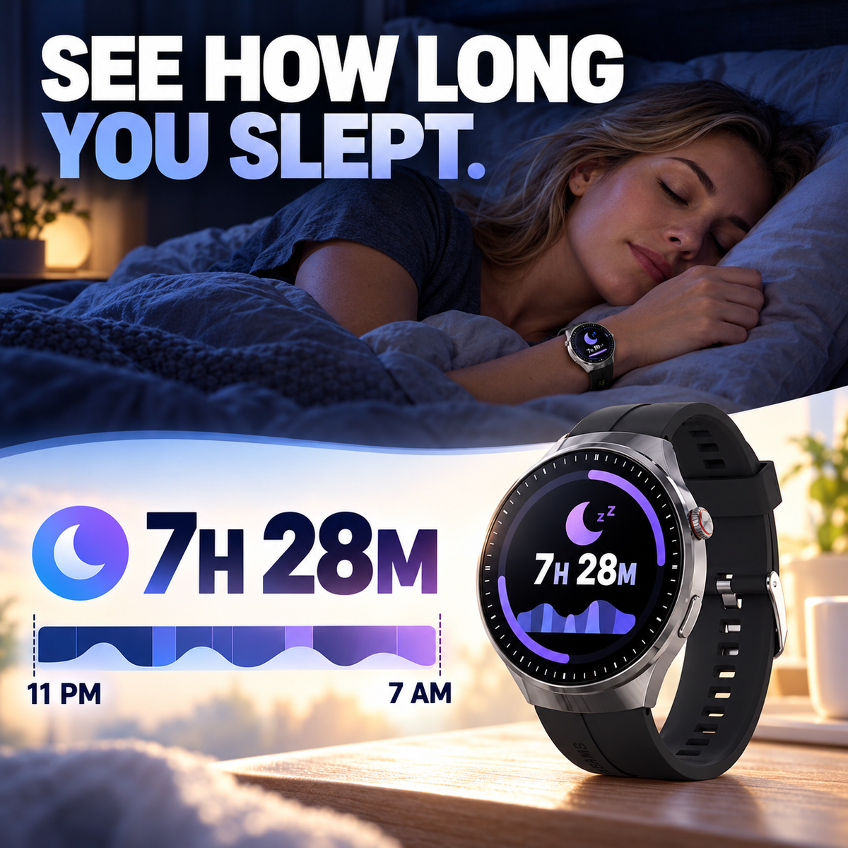 💥 Don’t Miss Out! 50% OFF 🥰 Your Everyday Smartwatch for Health & Fitness ❤️