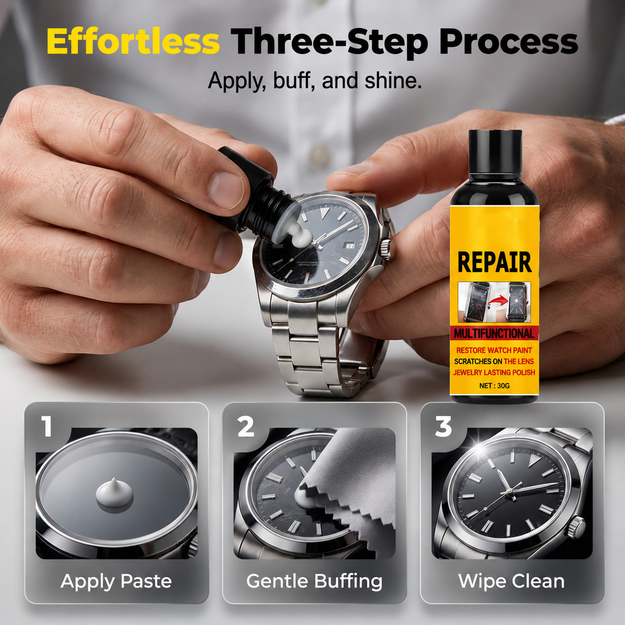 Multifunctional Scratch Repair Polish – Works on All Car Colors 🚗✨🛡️🎨