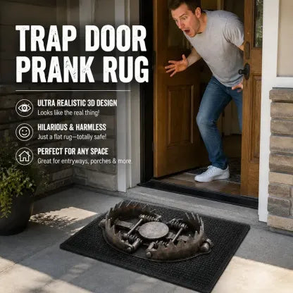 😂 3D Bear Trap Illusion Doormat