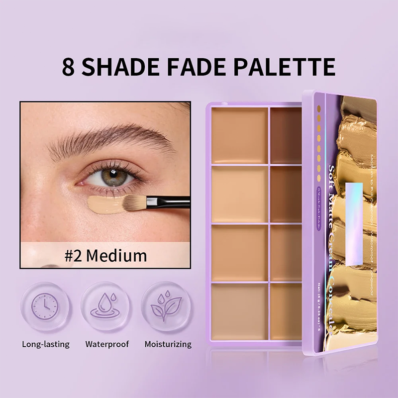 8-Color Cream Concealer Palette