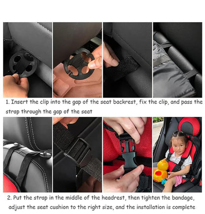 🚗 40% OFF – Portable Kids Car Safety Belt | Travel-Friendly, Compact & Easy to Use