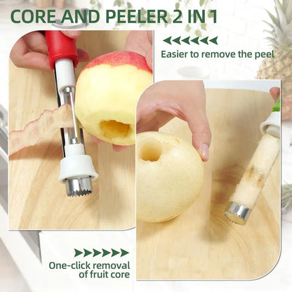 2 in 1 Apple Corer and Peeler