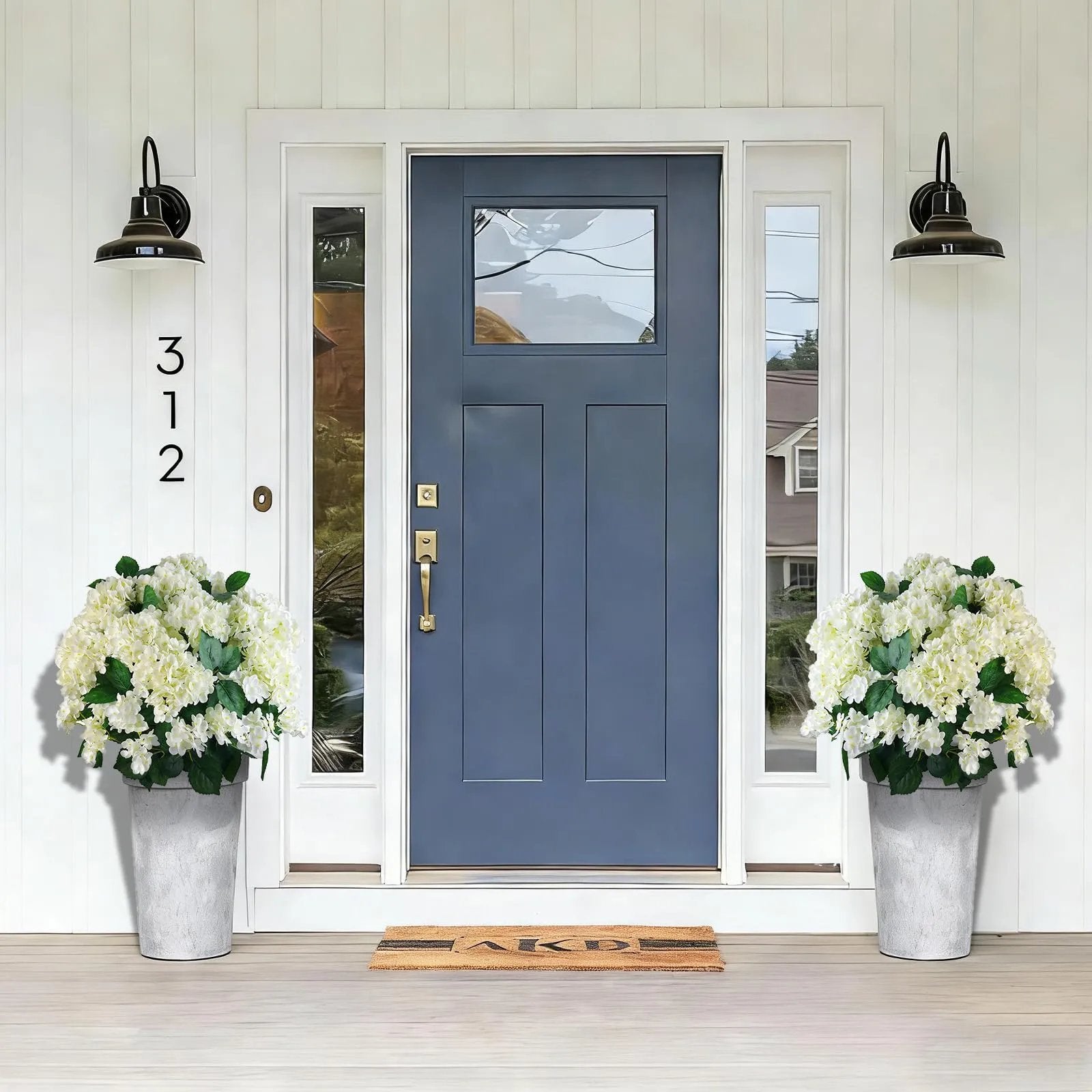 🌼Artificial hydrangeas for outdoors – UV-resistant, waterproof, and wind-resistant💐🌸