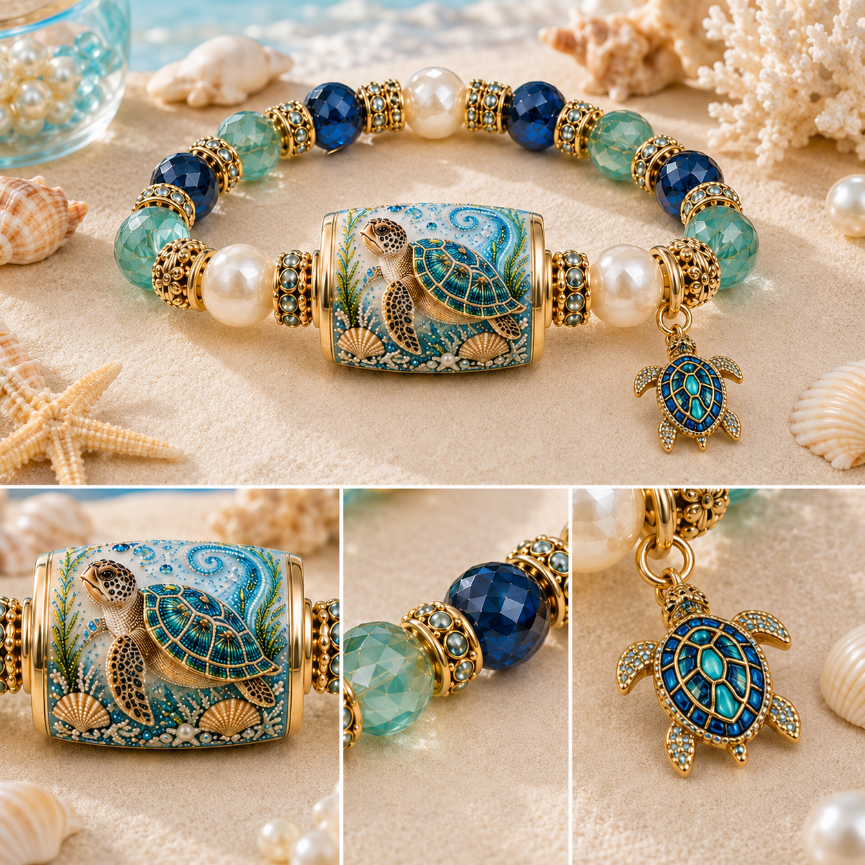 💥 Last Day 49% OFF – 🌊 Ocean Guardian Collection Bracelet — Limited Edition
