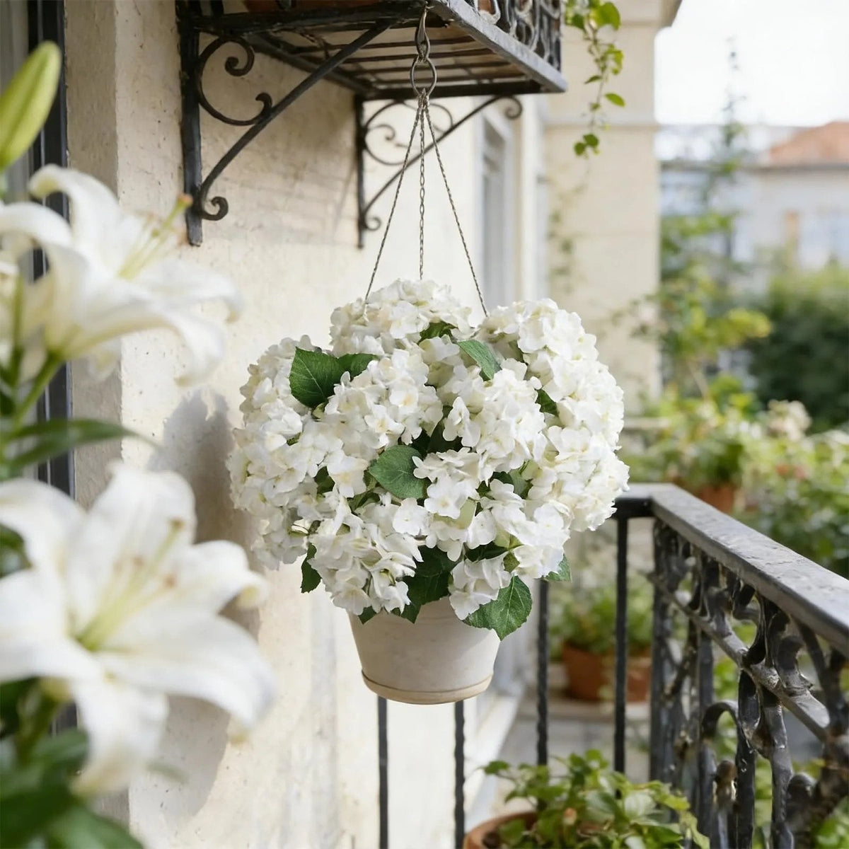 🌼Artificial hydrangeas for outdoors – UV-resistant, waterproof, and wind-resistant💐🌸