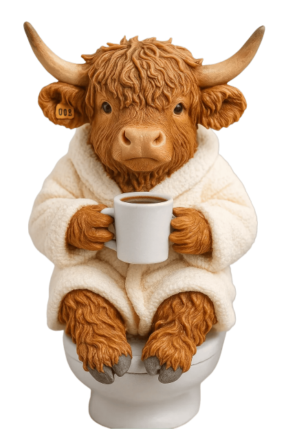 🎄🐮Highland Cow Advent Calendar 2026 – 24-Day Christmas Countdown with Cute Highland Cow Figurines