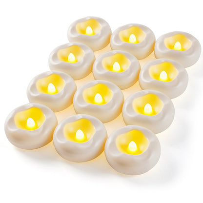 🕯️Water-Activated Flameless Floating LED Candles – Romantic Waterproof Glow for Any Occasion