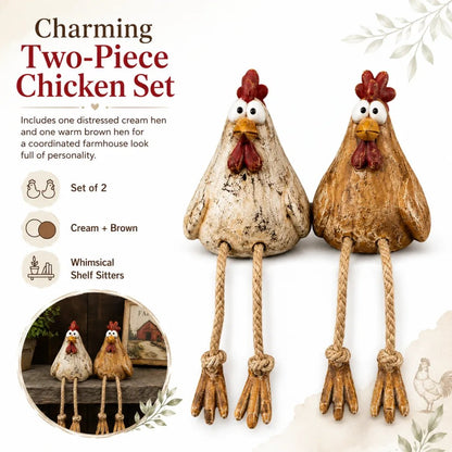 🎁Whimsical Farmhouse Flock Figurines — Charming Animal Pairs for Cozy Country Homes