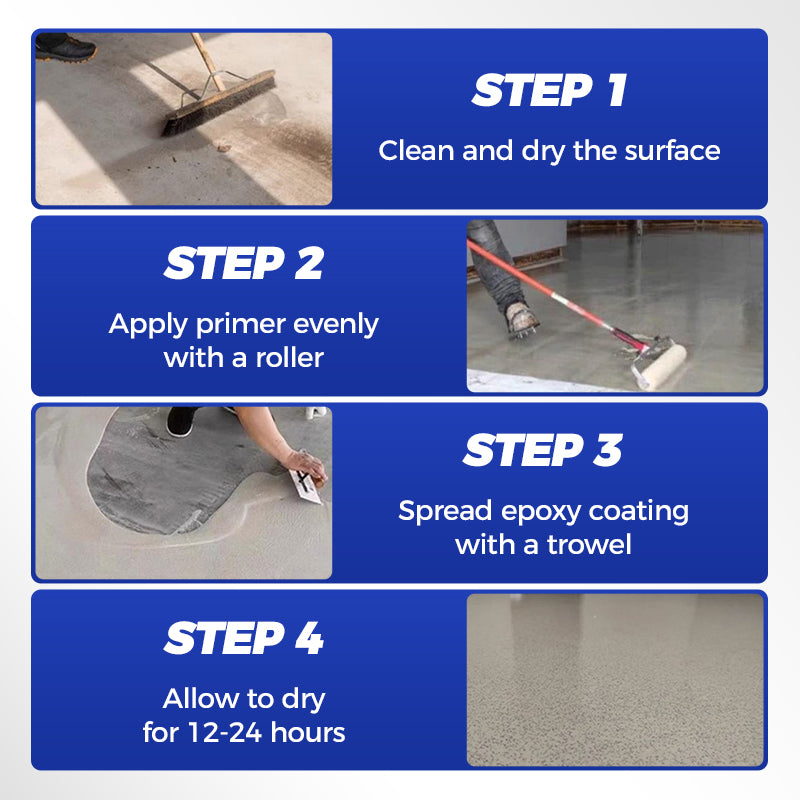🔥🔥 2026 Home Upgrade🏡High-Gloss Marble Finish Epoxy Floor Coating
