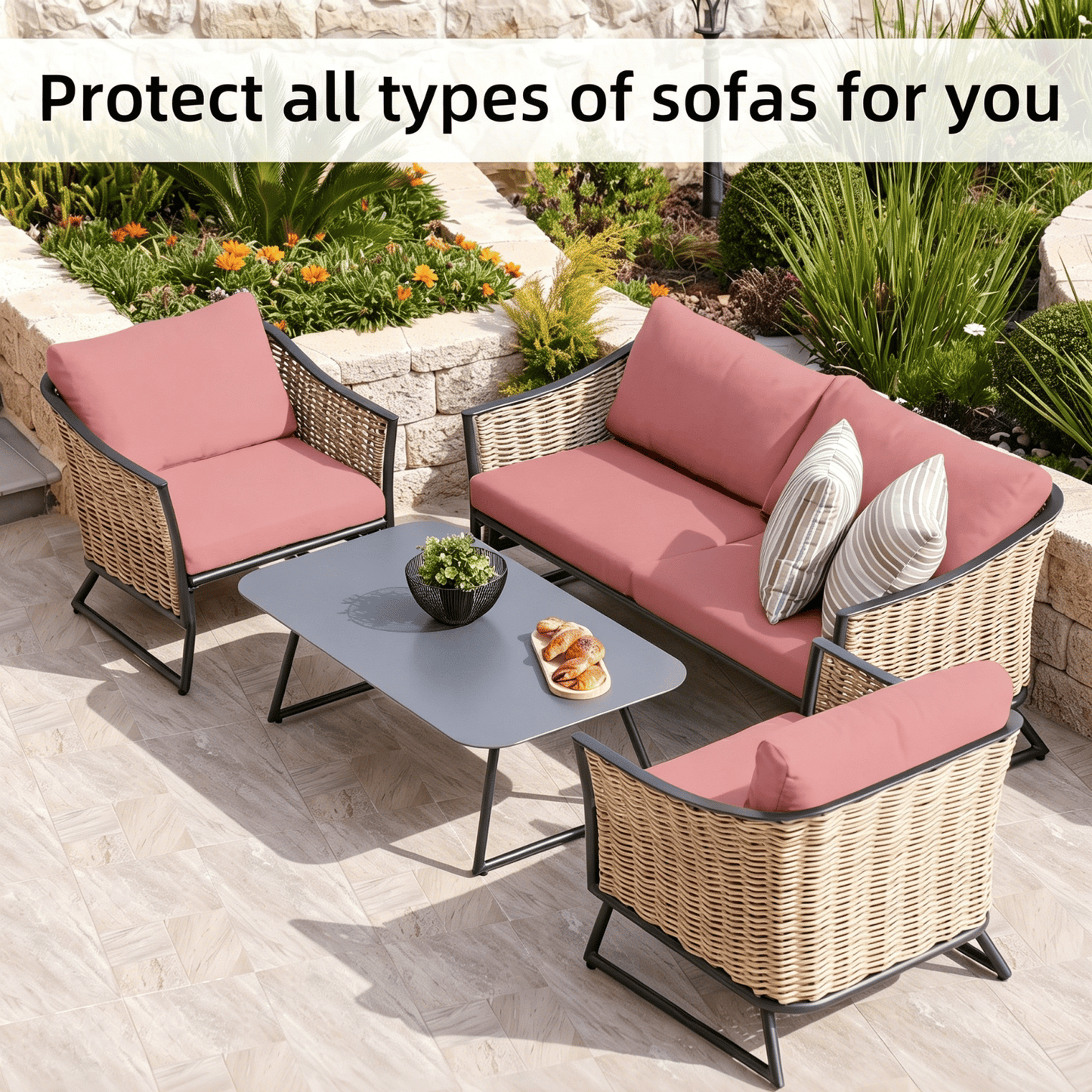 🪑 Stretch Sofa Cushion Covers — Only $9.99 Per Cover
