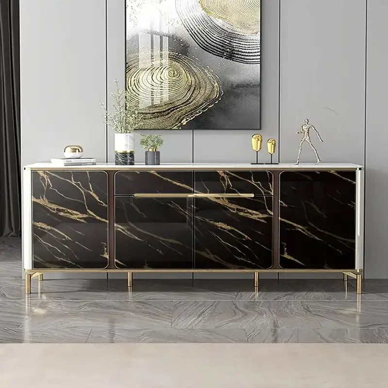 Gold Marble Pattern Self-Adhesive Wallpaper Roll