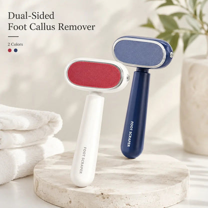 Dual‐Sided Foot Callus Remover, Replaceable Stainless Steel Blade Foot Scraper 🦶