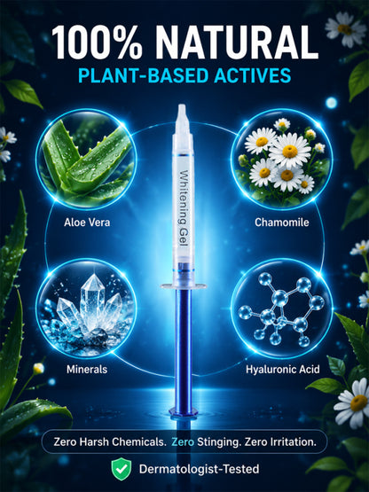 【Restore youthful vitality and smile】Teeth repair whitening gel，7x deeper penetration repairs gums, restoring a youthful, white smile in 7 days!