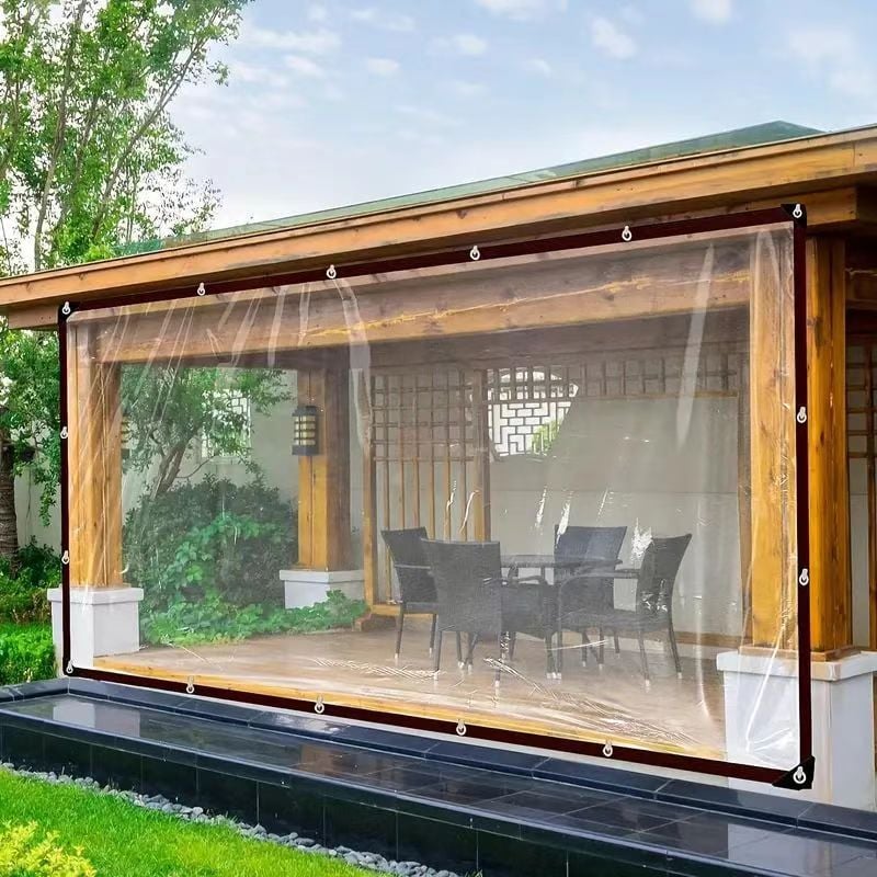 💦🌊 Clear Waterproof Tarp – Keep Rain Out Without Blocking the Light