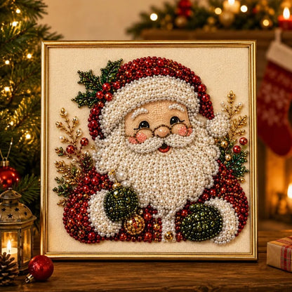 🌲DIY Pearl Diamond Painting Art  Christmas Series Kit -🧘Relaxing & Beginner-Friendly
