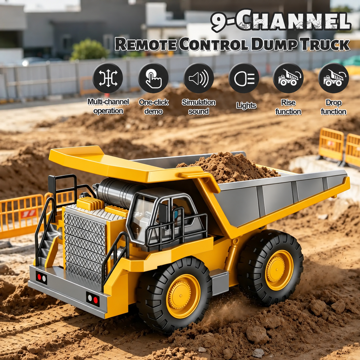 4-Vehicle RC Construction Set🚜 Built For Little Builders(Free Shipping✈️)