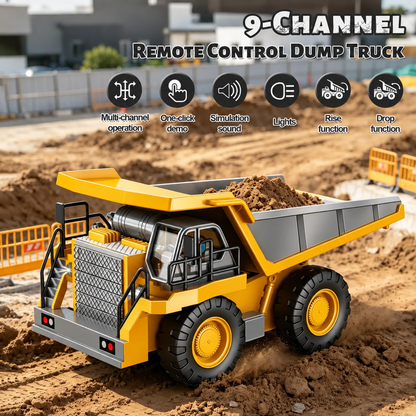 RC Construction Vehicle Toy Set with Excavator, Dump Truck, Forklift & Bulldozer🚜