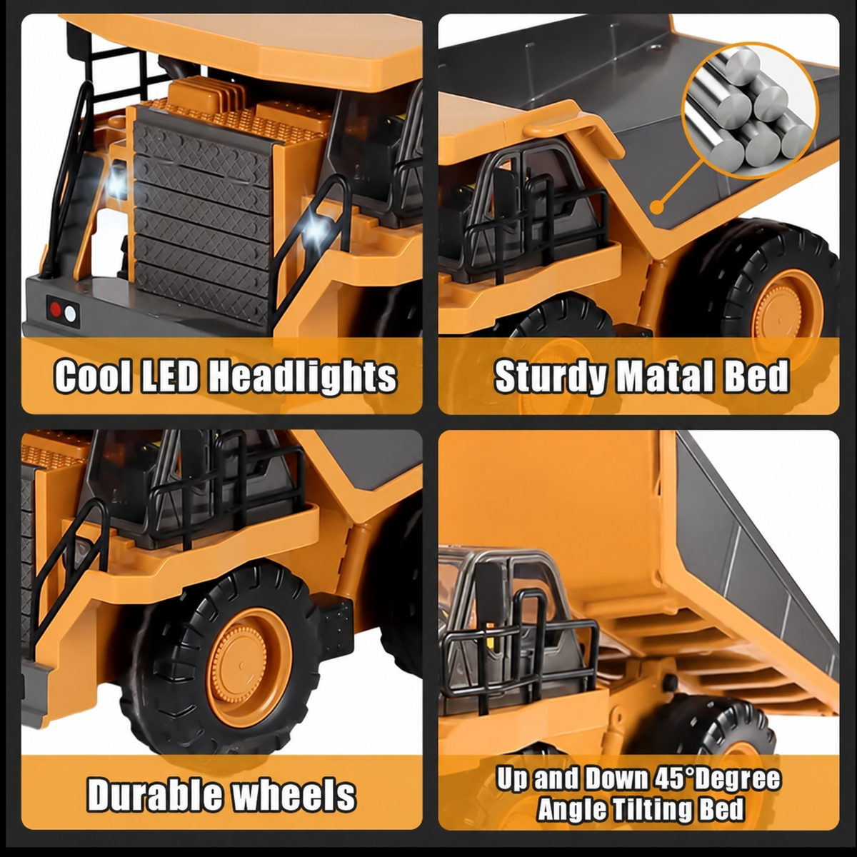 4-Vehicle RC Construction Set🚜 Built For Little Builders(Free Shipping✈️)