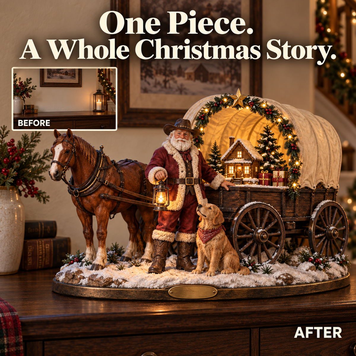 🤠 The Old West Cowboy Santa – A Homeward Christmas Keepsake
