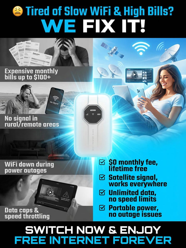 [Global Coverage, Free for Life] Boundless Portable Wi-Fi