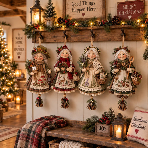 🍀 Handcrafted Lucky Grandma Comfort Doll – A Heartwarming Keepsake to Ease Worries & Bring Cozy Joy Home 🧶