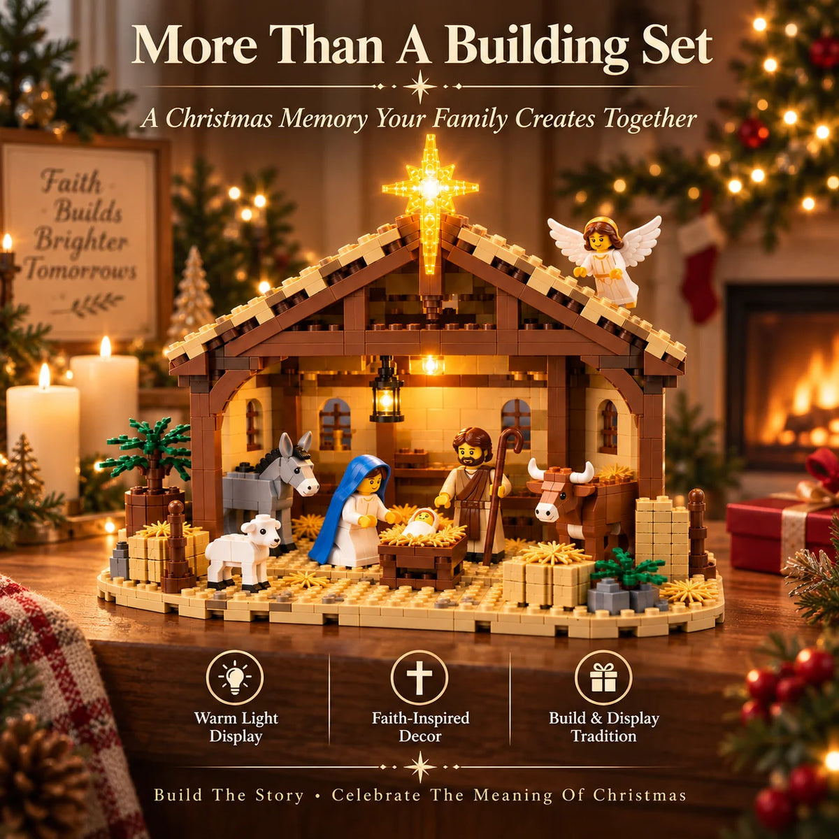 🌟The Nativity Story Building Block Set
